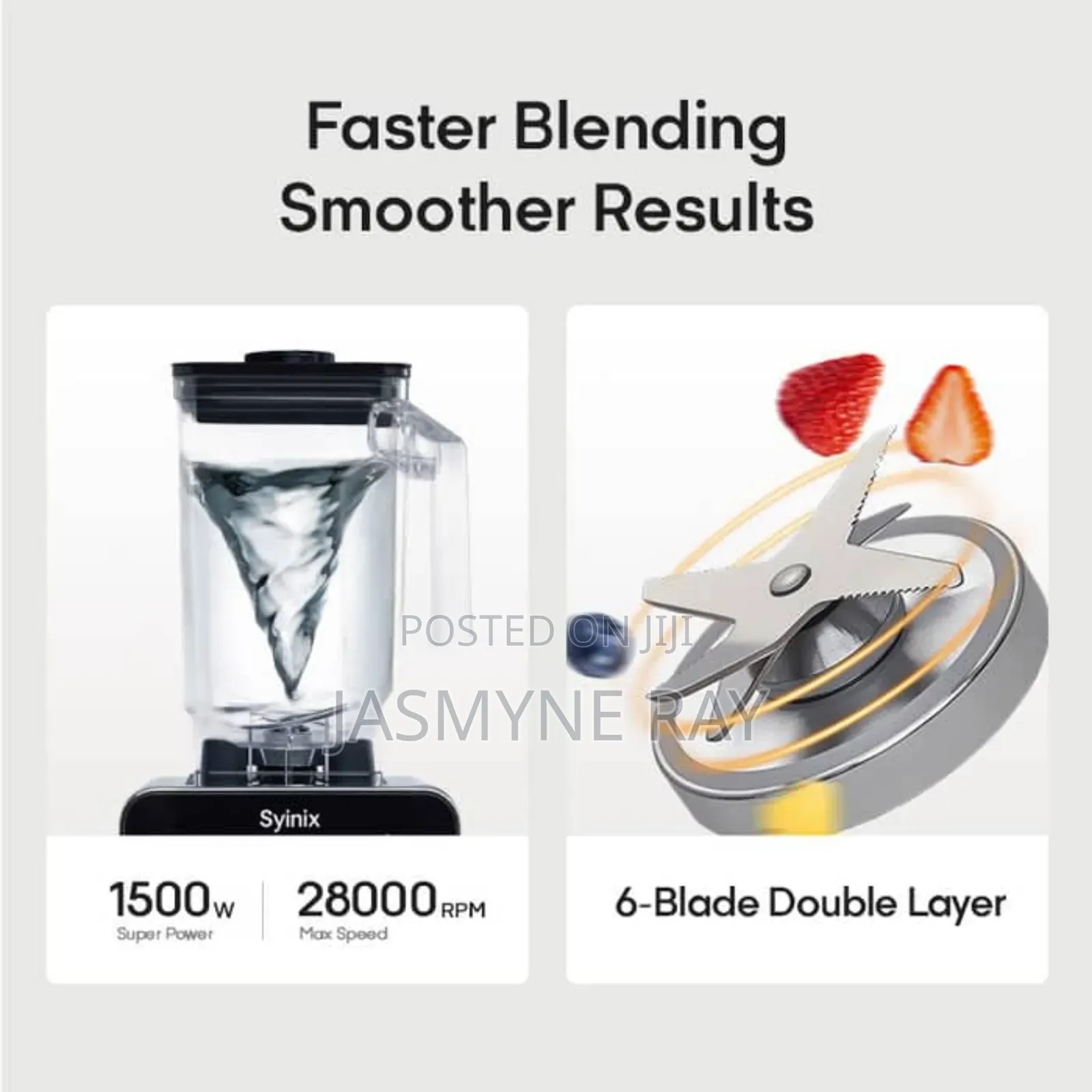 Syinix Mega Crusher Blender 1500w