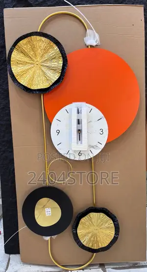 Long Vertical Luxury Clock