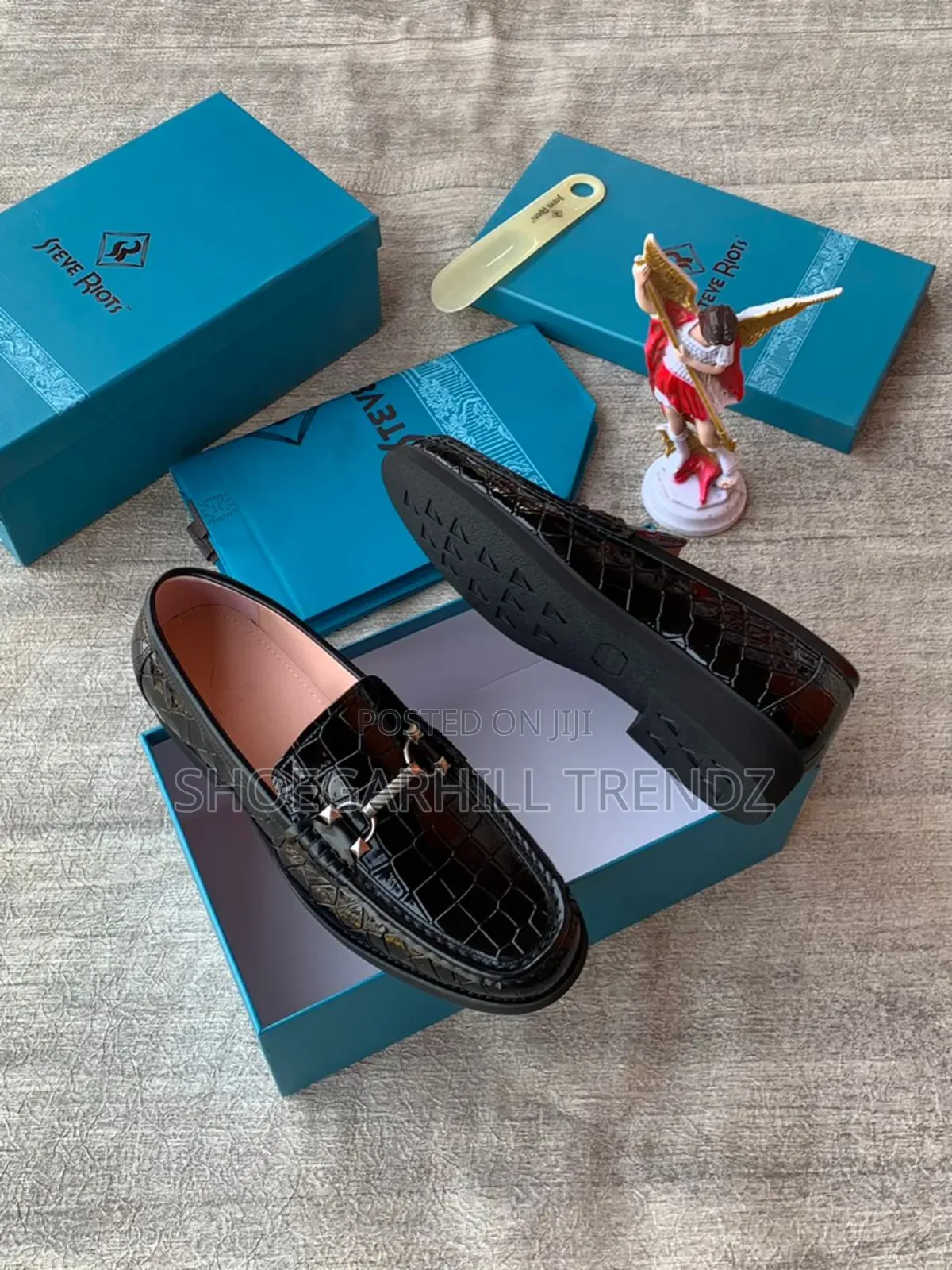 Classy Steve Riots Patent Loafers Shoes