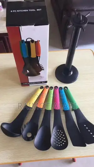 6pcs Silicone Spoon Set