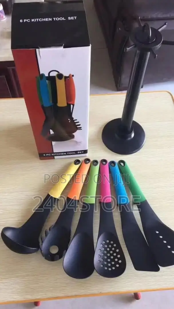 6pcs Silicone Spoon Set