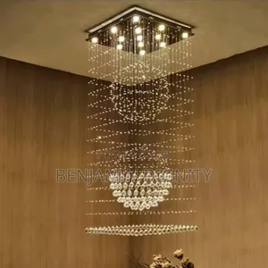 Spiral Crystal Chandelier Lighting