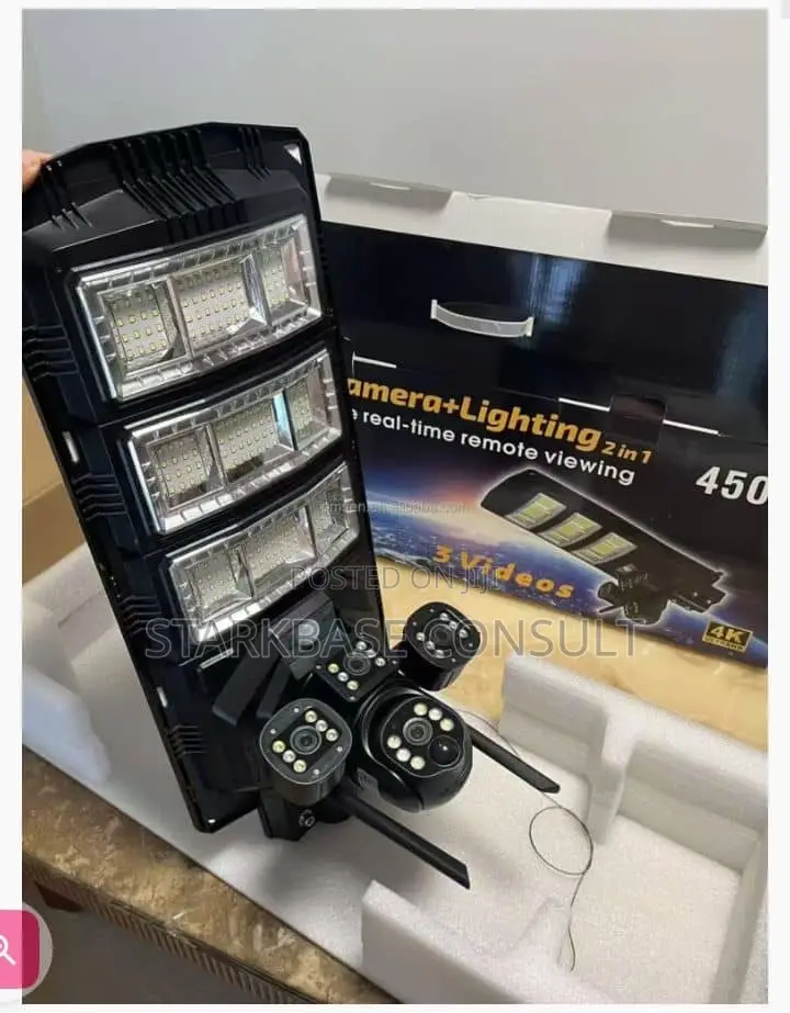 Very Affordable Solar Light With 3 Lens Camera