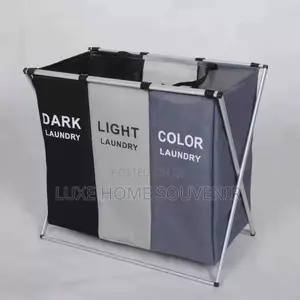 Dark Light Color Lundry Basket / 3 in 1 Lundry Bag