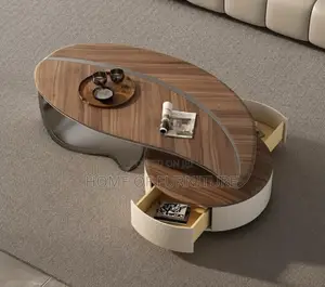 Crafted Center Table With 2 Drawers – Premium Imported Living Room