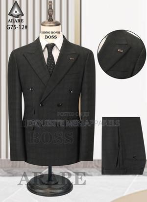 Quality Formal Checkers Turkish Double Breasted Men’S Suits