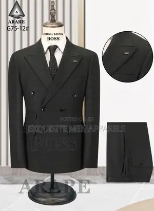 Quality Formal Checkers Turkish Double Breasted Men’S Suits