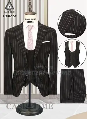 Quality Formal Turkish Stripe Men’S Suit