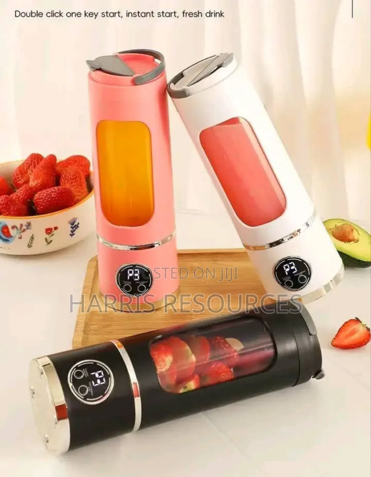 Rechargeable Fruit Blender With Led Display