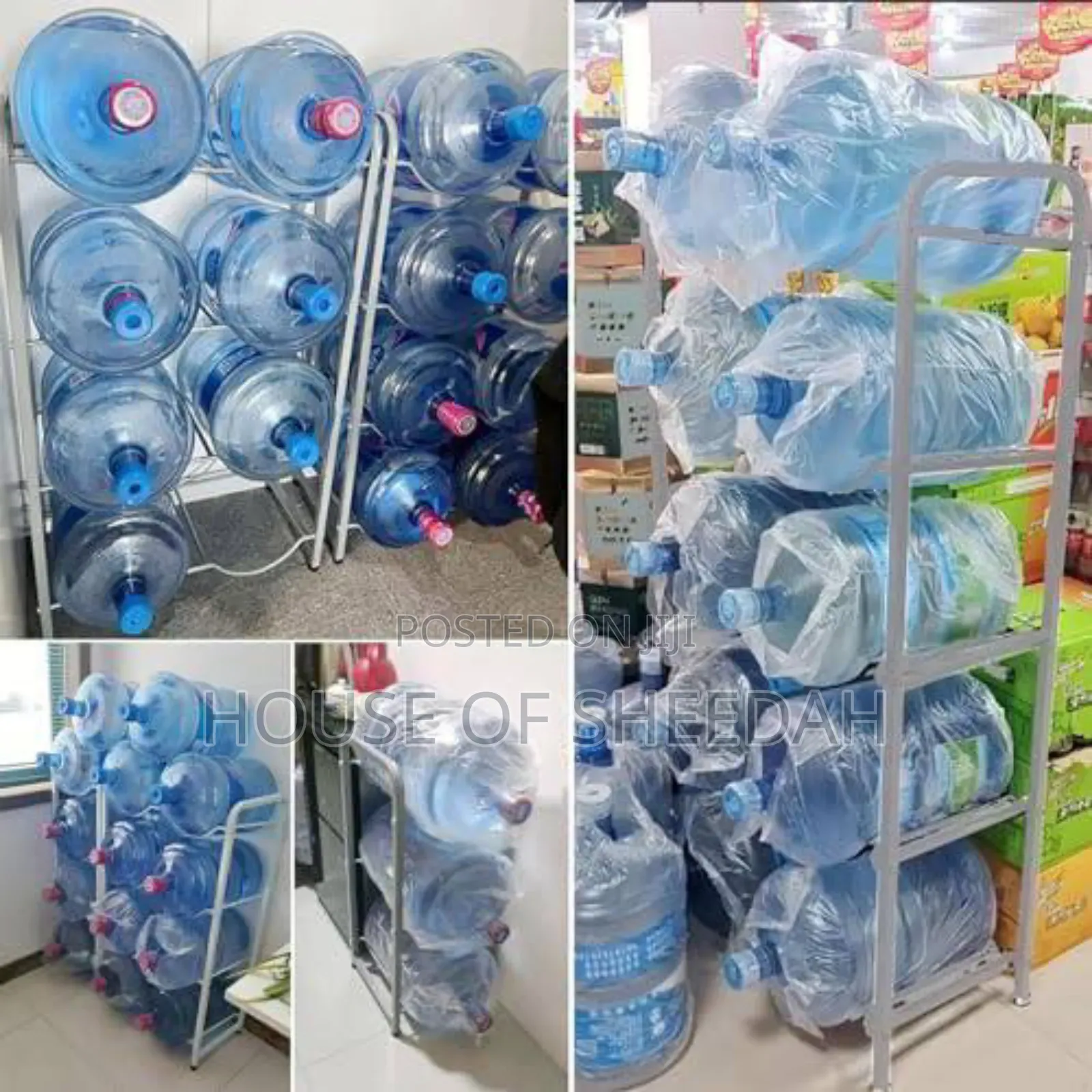 10-Gallon Water Bottle Storage Rack