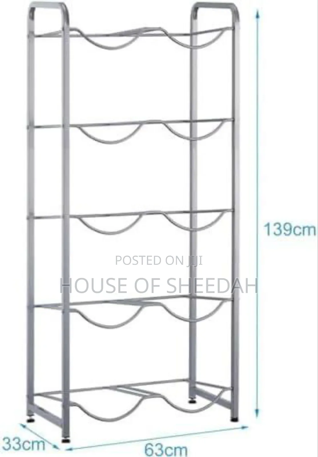 10-Gallon Water Bottle Storage Rack