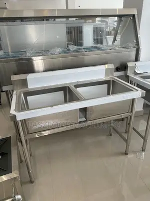 Commercial Washing Sink Double Compartment