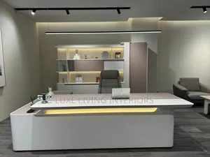 2.4 Meters Top Quality Executive Office Table With Led Light