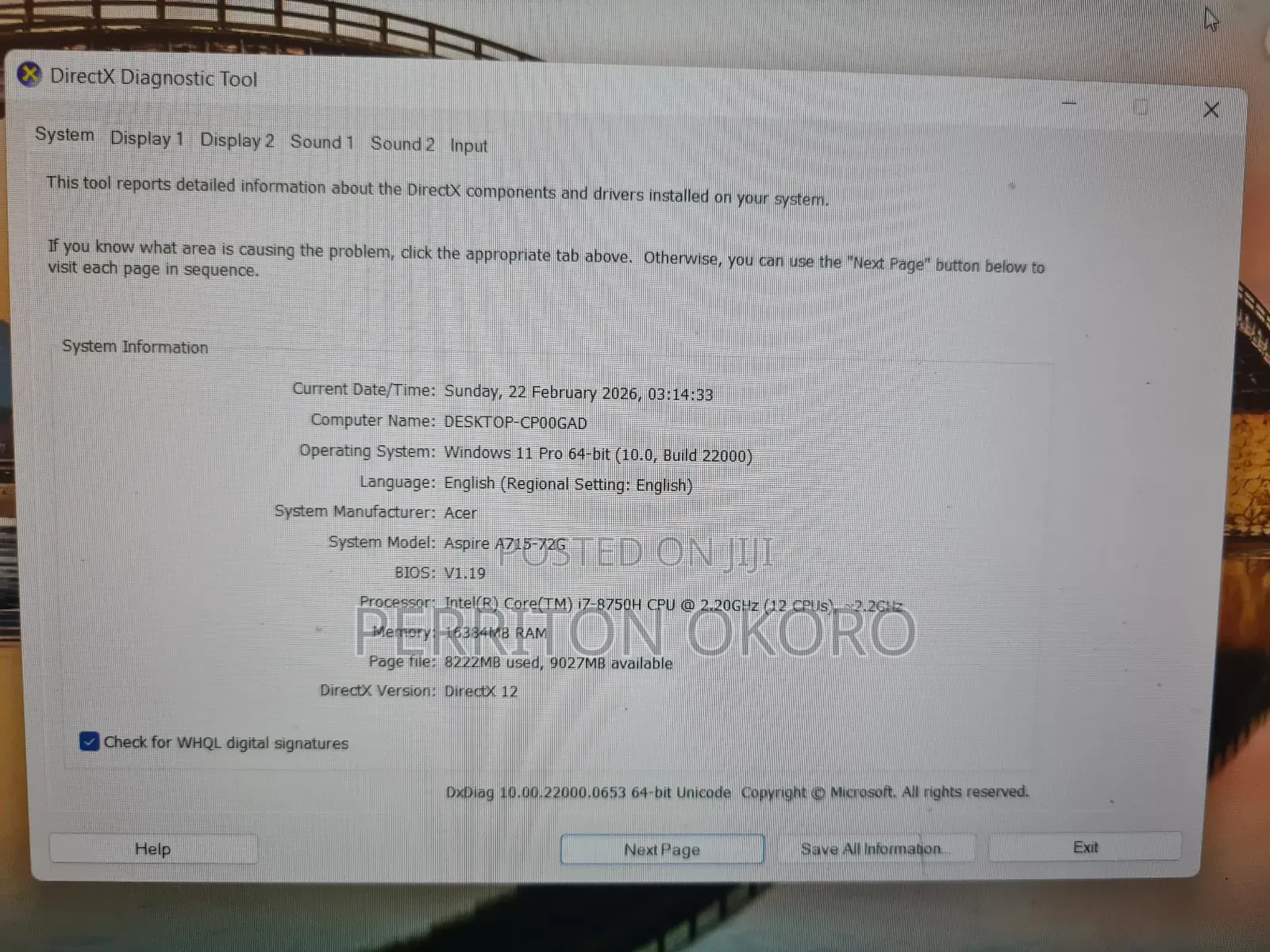 Laptop Acer Aspire 7 16GB Intel Core i7 SSD 256GB