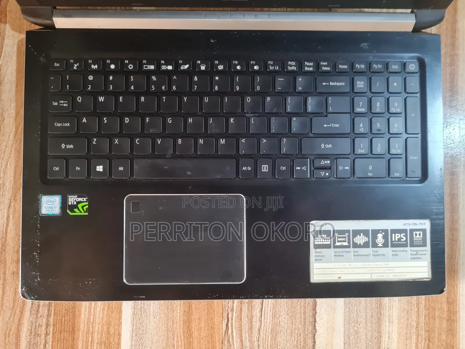 Laptop Acer Aspire 7 16GB Intel Core i7 SSD 256GB