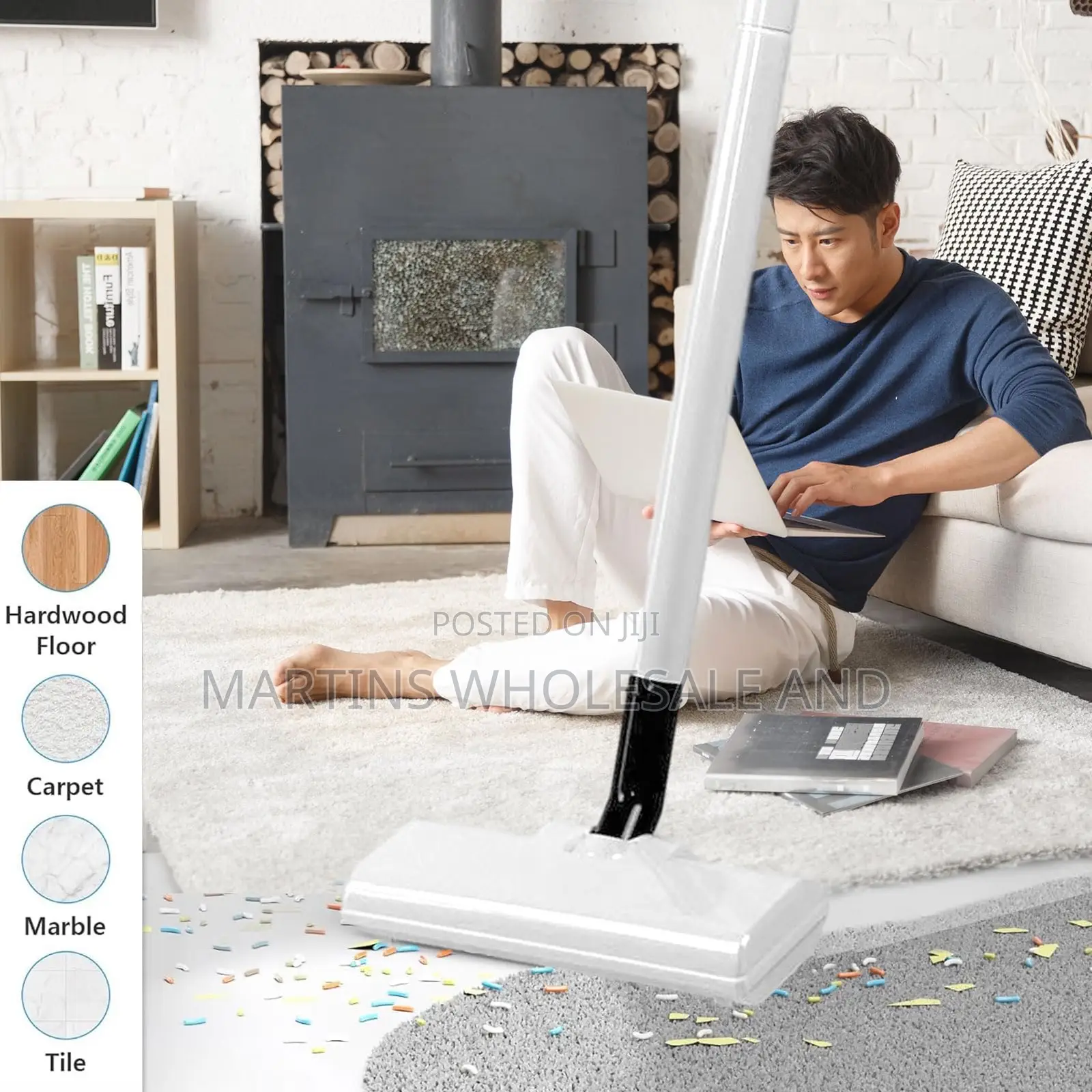 Handheld Stick Vacuum Cleaner, Likely a Generic 2-in-1 Cordless