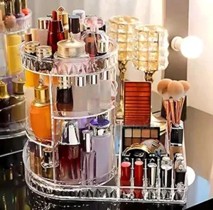 2 in 1 Rayking Cuafid Make-Up Organizer 360-Degree