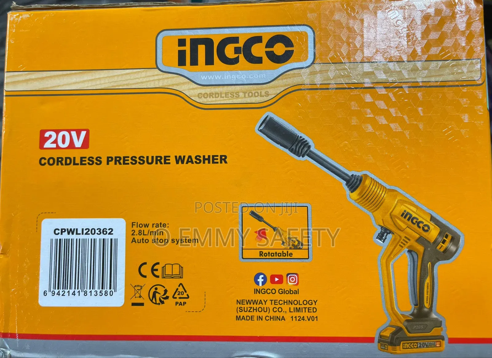 Ingco Cordless Pressure Machine