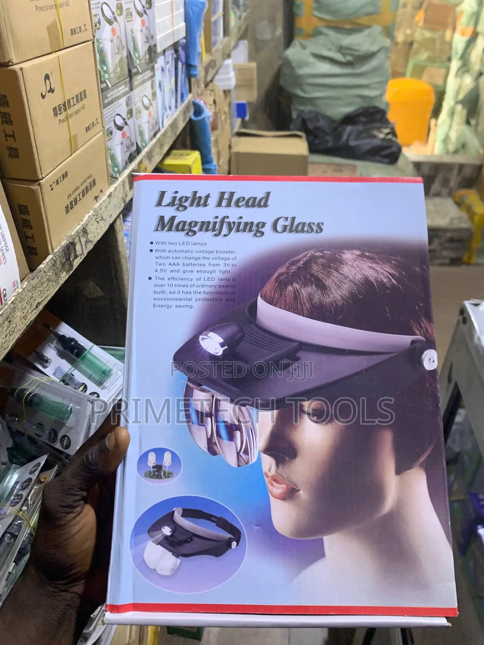 Light Head Magnifying Glass