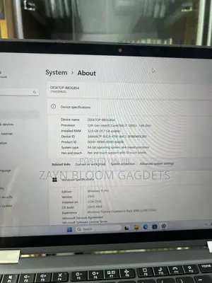 Laptop Lenovo ThinkPad Yoga 32GB Intel Core i7 SSD 256GB