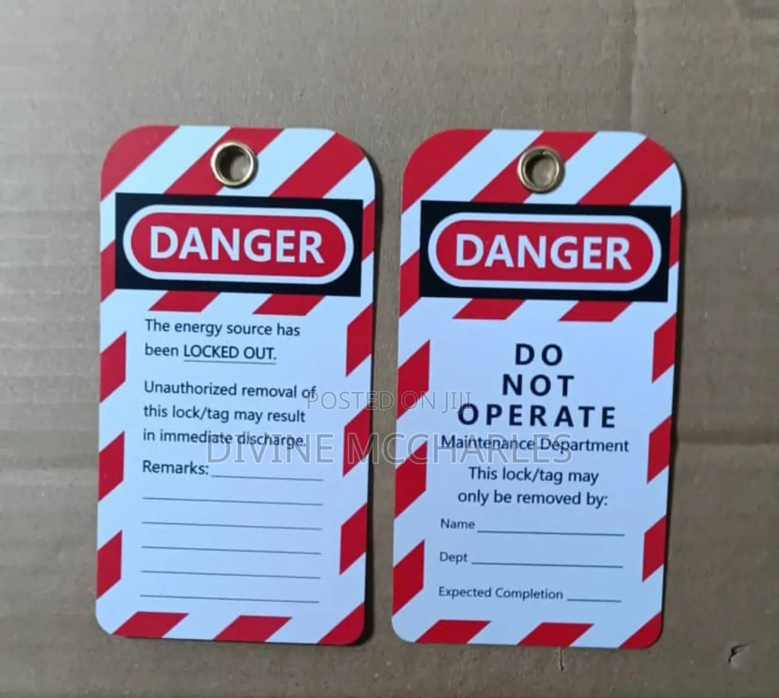 Lockout Tag