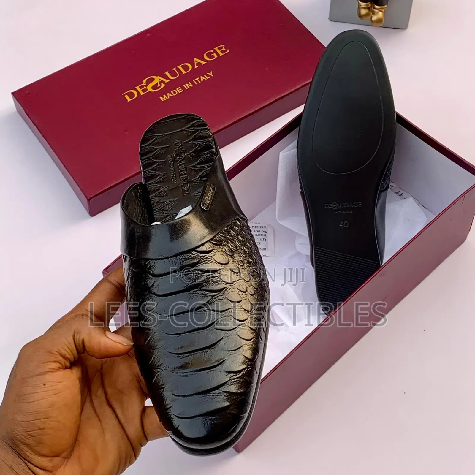 Quality Desaudage Leather Half Shoes
