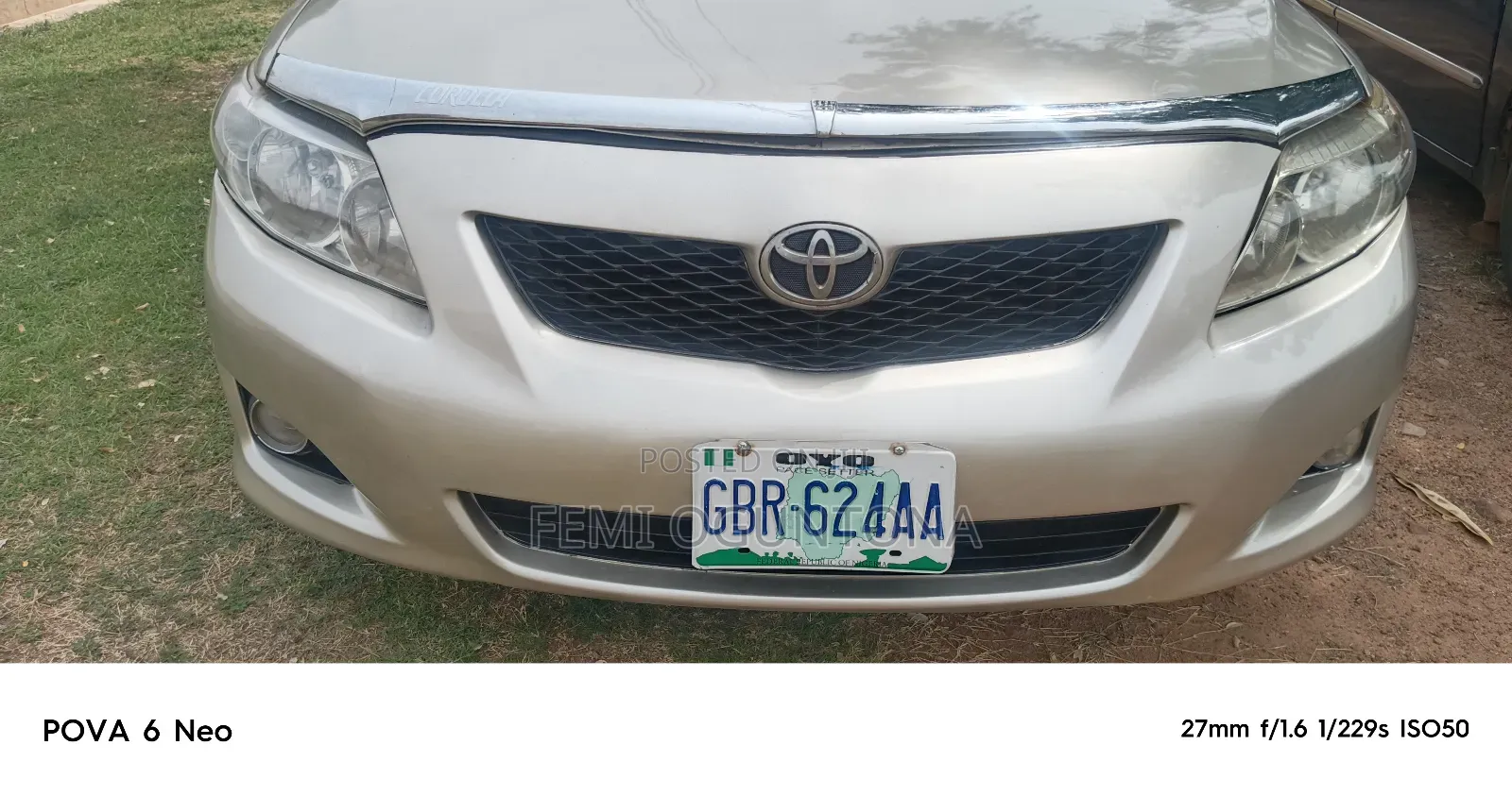 Toyota Corolla 2008 Gold