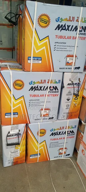 240ah Maximum Power 12v Tubular Battery