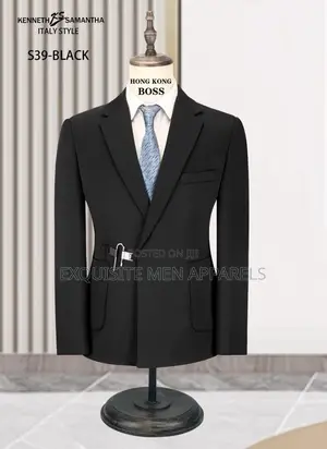 Designer Turkish Buckle Button Blazers Men’S Suit
