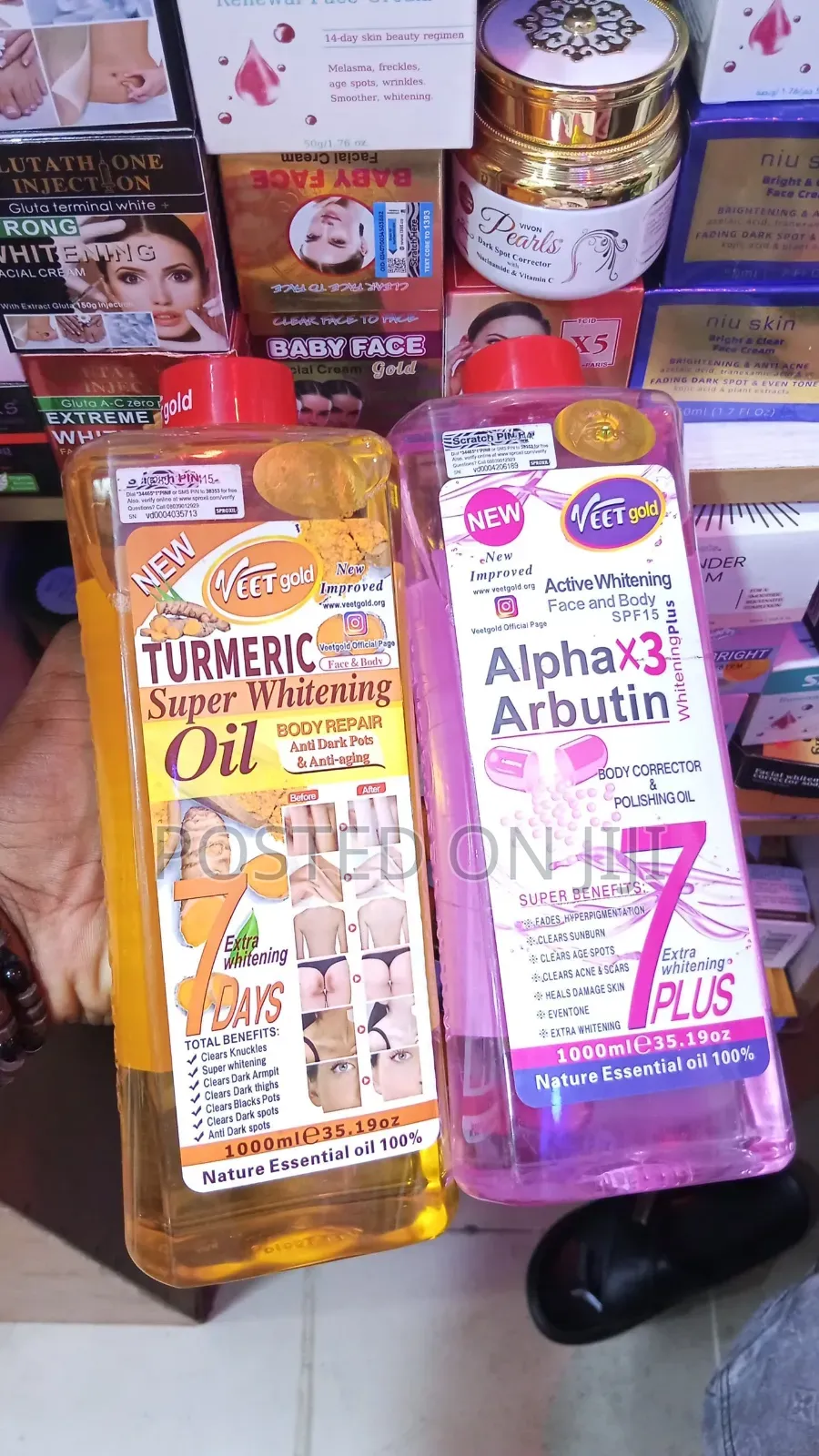 Veet Gold Whitening Body Oil