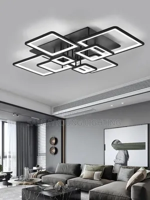 Modern Led Ceiling Mounted Flush Chandelier Light