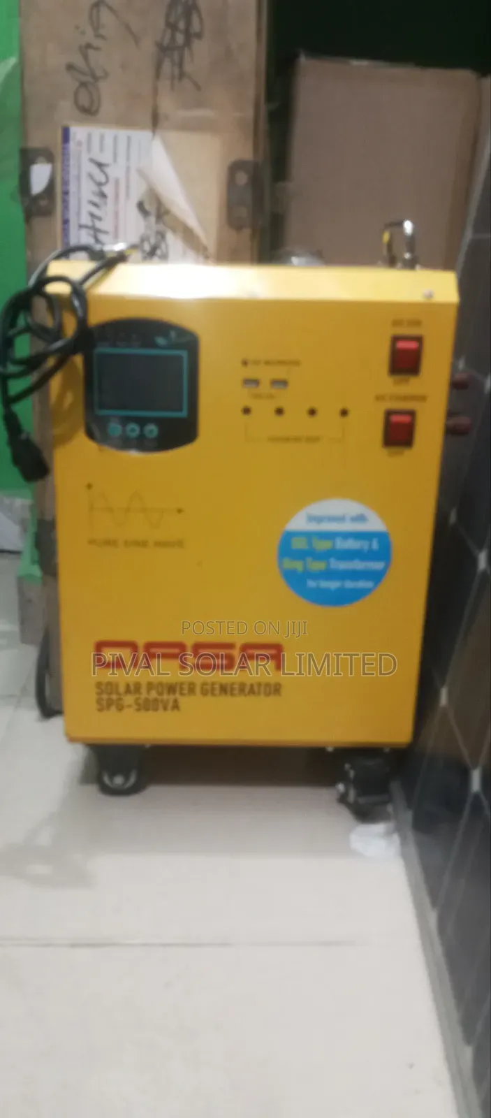 Spg500va Qasa Solar Generator