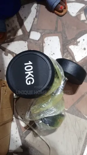 A Pair Of 10kg Round Dumbbell