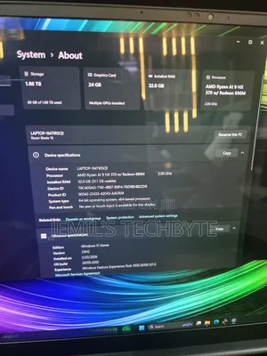 Laptop Razer Blade Pro 32GB AMD Ryzen 9 SSD 2T