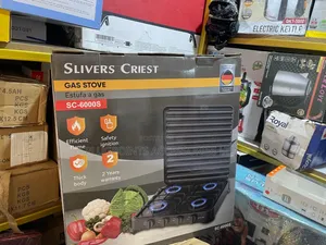 4 Burners Gas Cooker Silver Criest