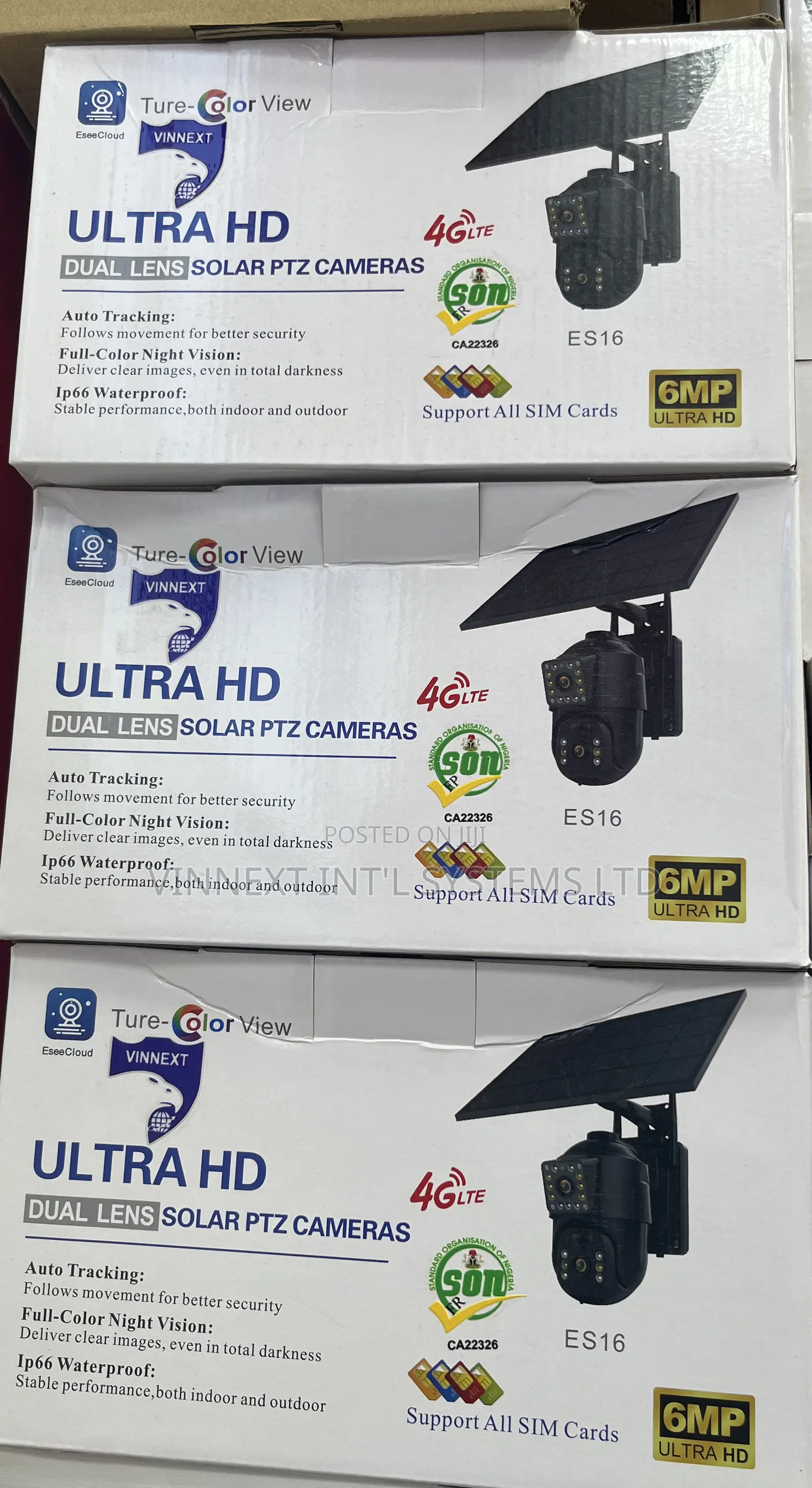 Two Lens Eseecloud Solar Camera