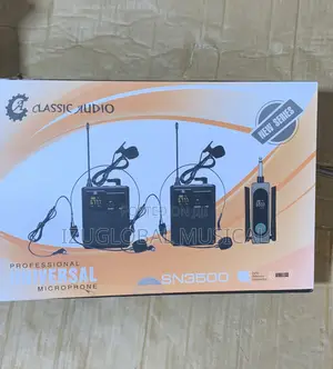 Classic Audio Sn-3500 Dual Lapel and Headset Univarsal Uhf Wireless Mi