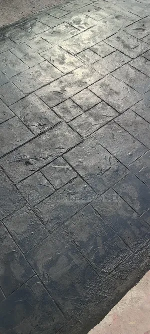 Concrete Floor Stamped American Standard