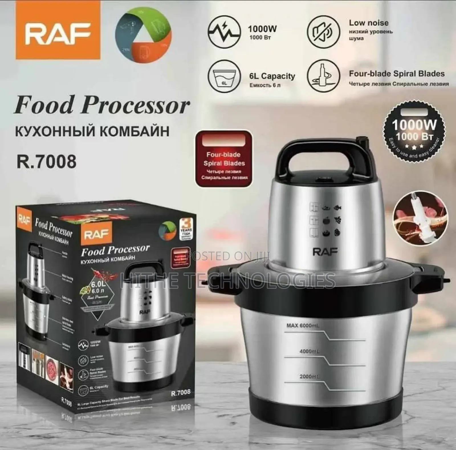 Raf Food Processor and Yam Pounder