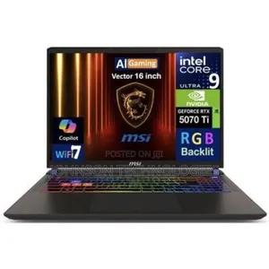 New Laptop MSI Vector 16 HX AI A2XWIG 16GB Intel Core Ultra 9 SSD 1T