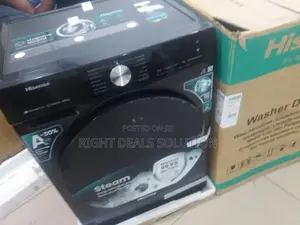 Hisense 8/5kg Inverter Washer-Dryer: Silent Power for Lagos Living