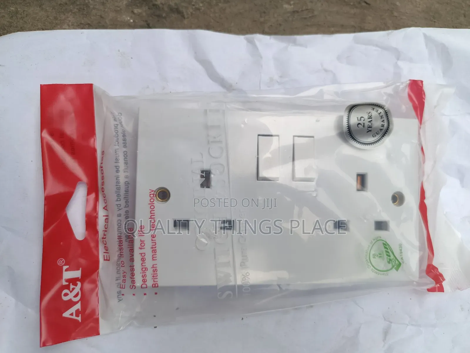 13a Uk Wall Double Socket