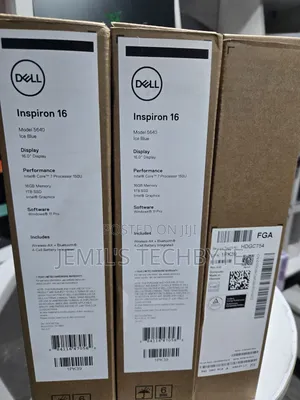 New Laptop Dell Inspiron 5640 16GB Intel Core 7 SSD 1T