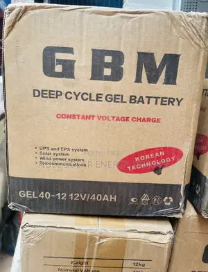 GBM 12v 40ah Deep Cycle Gel Battery