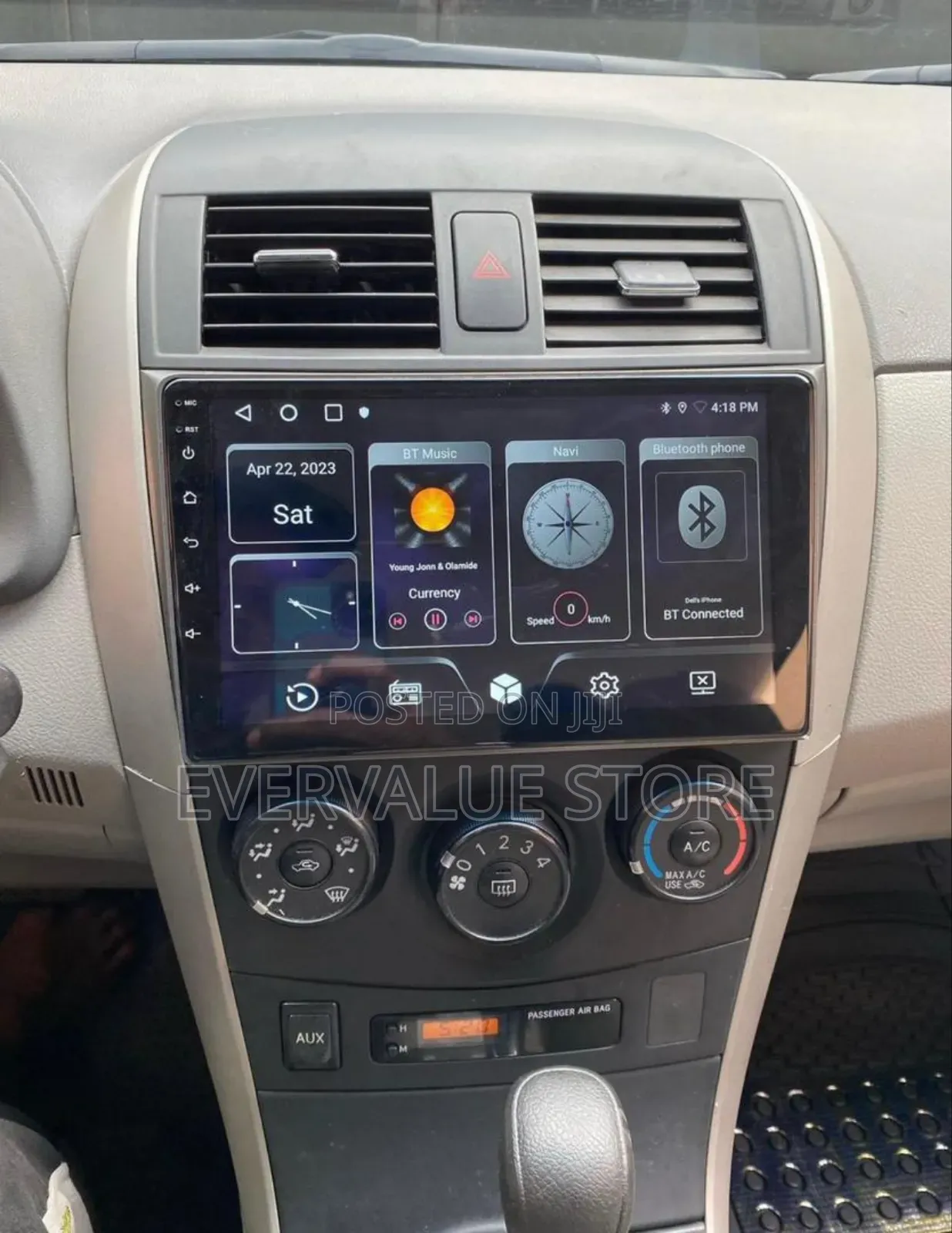 Toyota Corolla 2007-2012 Android Navigation + Reverse Camera
