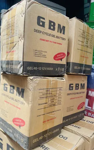 GBM 12v 40ah Deep Cycle Gel Battery