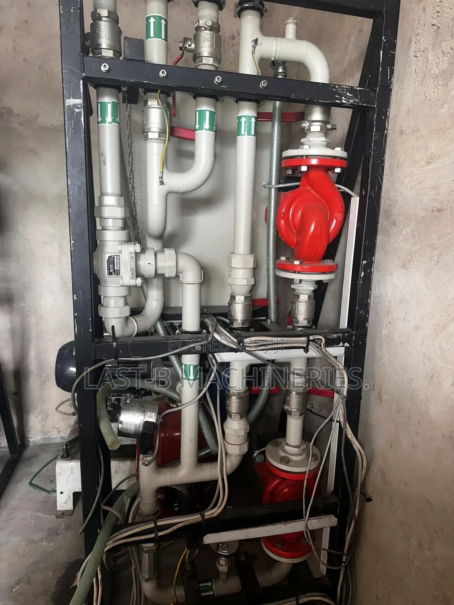 Industrial Circulation Pump Skid / Fluid Control Manifold System