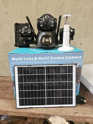 V380 3 Lens Solar Camera PTZ Hd