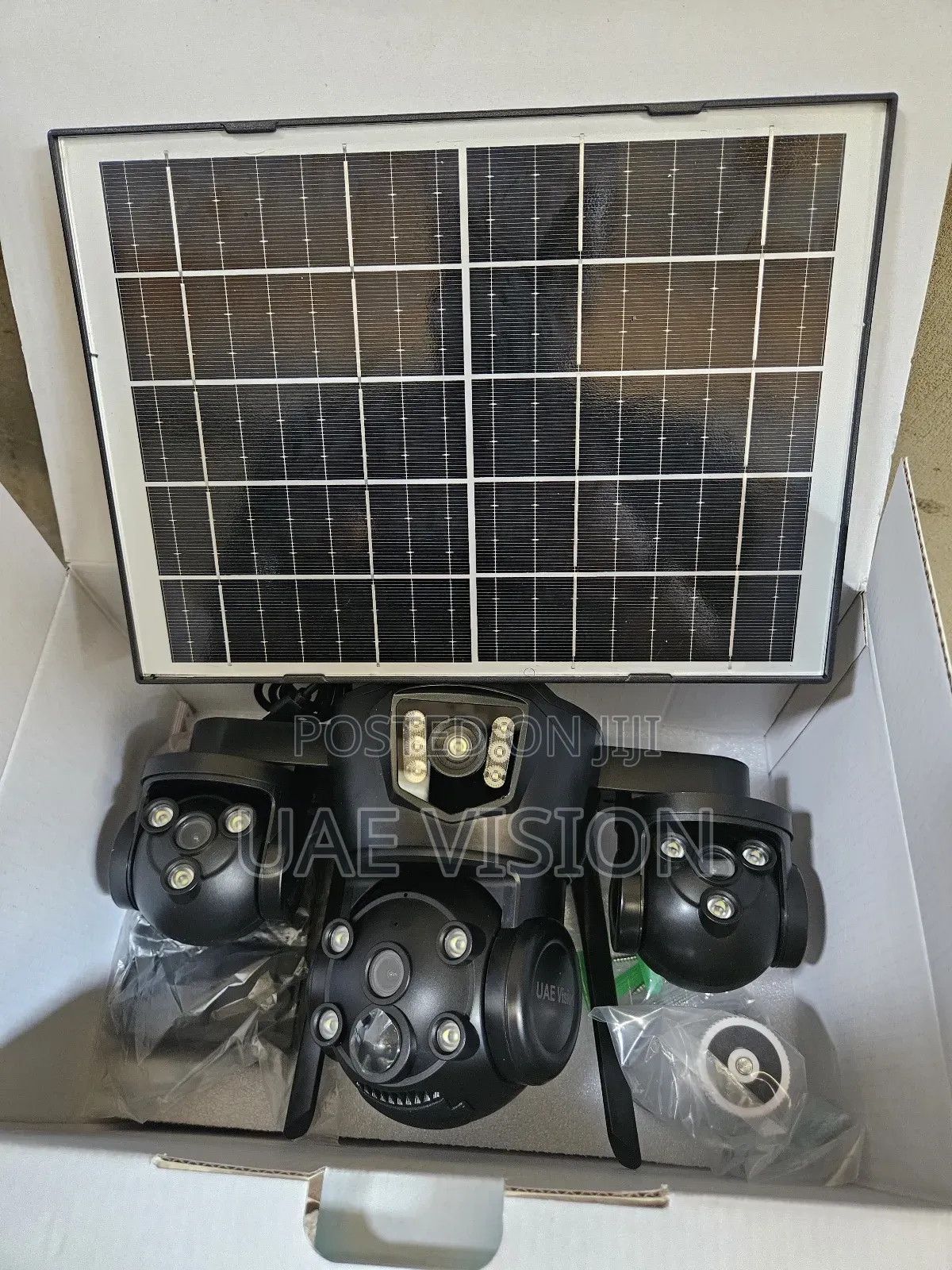 V380 3 Lens Solar Camera PTZ Hd High Quality