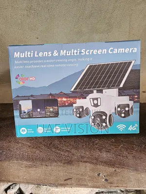 V380 3 Lens Solar Camera PTZ Hd High Quality